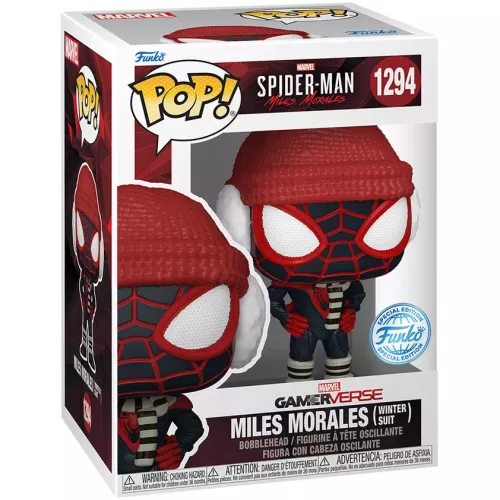 Funko Pop! Miles Morales (Winter Suit) #1294 Marvel Spider-Man Miles Morales Box