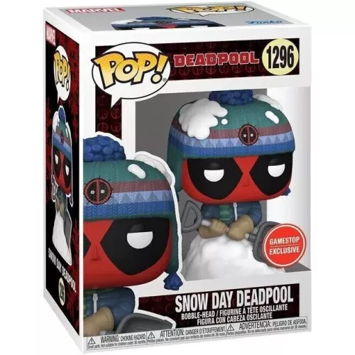 Funko Pop! Snow Day Deadpool #1296 Marvel Vinyl Figure Box