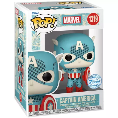 Funko Pop! Captain America #1319 Classic Marvel Vinyl Figure Box