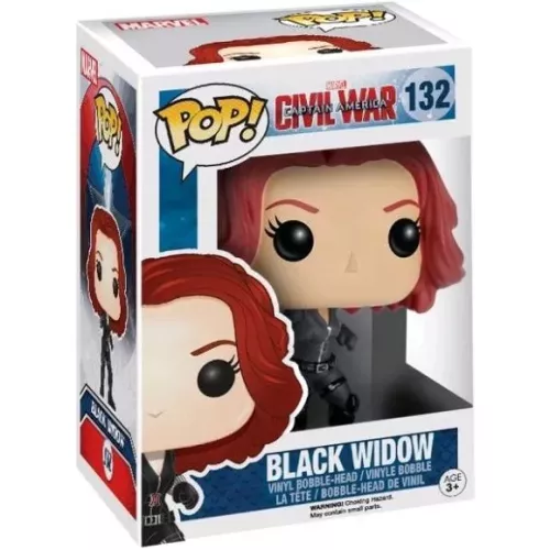 Funko Pop! Black Widow #132 Marvel Captain America Civil War Box