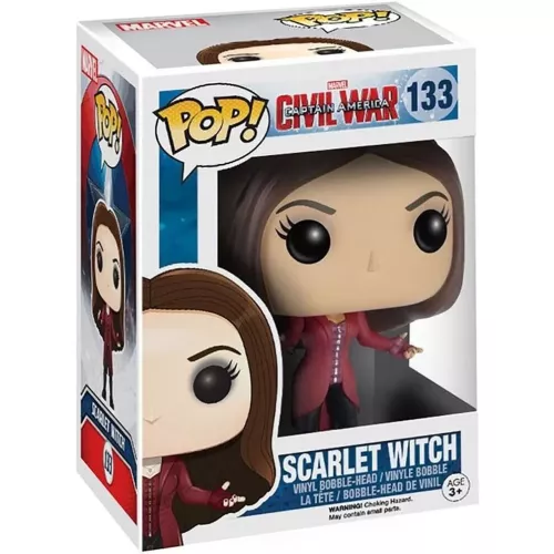 Funko Pop! Scarlet Witch #133 Marvel Captain America Civil War Box