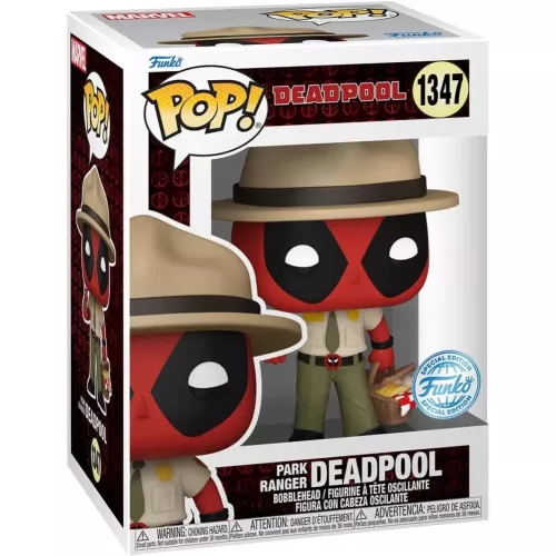 Funko Pop! Park Ranger Deadpool #1347 Marvel Vinyl Figure Box