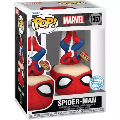Funko Pop! Spider-Man #1357 with Hot Dog Marvel Vinyl Figure Box