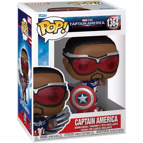 Funko Pop! Captain America #1364 Marvel Studios Captain America Brave New World Box