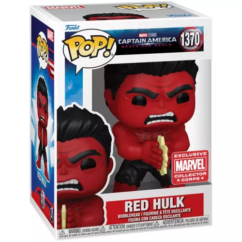 Funko Pop! Red Hulk #1370 Marvel Studios Captain America Brave New World Box