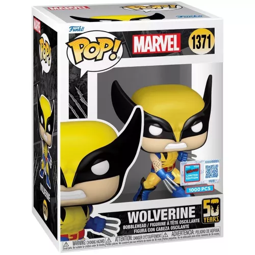 Funko Pop! Wolverine #1371 Metallic Marvel Vinyl Figure Box