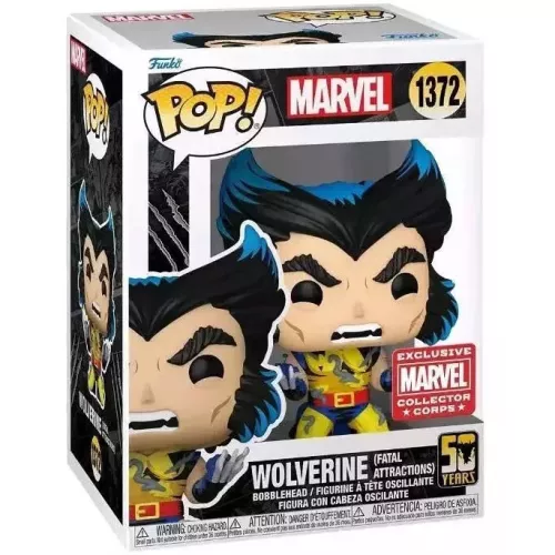 Funko Pop! Wolverine (Fatal Attractions) #1372 Retro Box