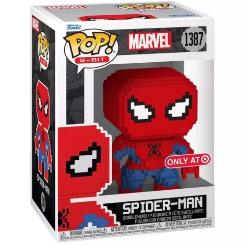 Funko Pop! Spider-Man #1387 8-Bit Marvel Vinyl Figure Box