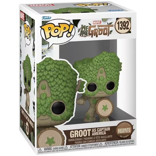 Groot as Captain America Box