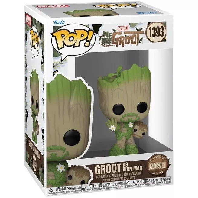 Groot as Iron Man Box