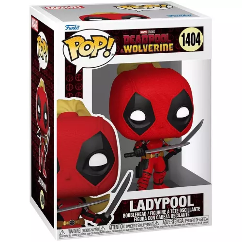 Funko Pop! Ladypool #1404 Marvel Studios Deadpool & Wolverine Box