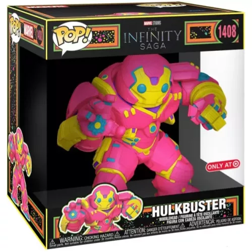 Funko Pop! Hulkbuster #1408 6 Inch Blacklight Marvel Studios The Infinity Saga Box