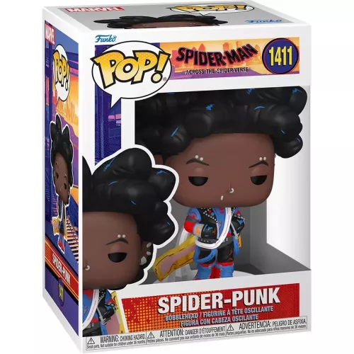 Funko Pop! Spider-Punk #1411 Spider-Man Across the Spider-Verse Box
