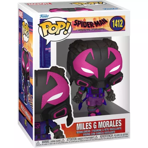 Funko Pop! Miles G Morales #1412 Spider-Man Across the Spider-Verse Box