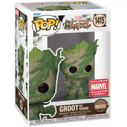 Funko Pop! Groot as Venom #1415 Marvel We Are Groot Box