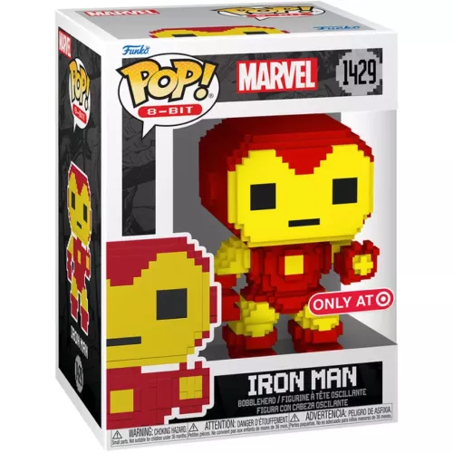 Funko Pop! Iron Man #1429 8-Bit Marvel Vinyl Figure Box