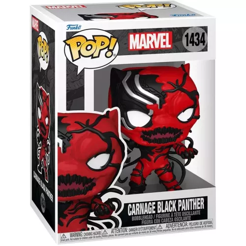 Funko Pop! Carnage Black Panther #1434 Marvel Vinyl Figure Box