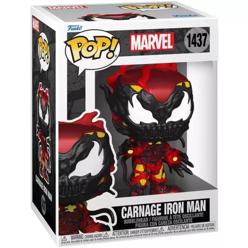 Funko Pop! Carnage Iron Man #1437 Marvel Vinyl Figure Box