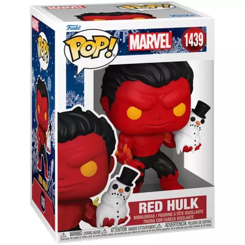 Funko Pop! Red Hulk #1439 Holiday Marvel Vinyl Figure Box