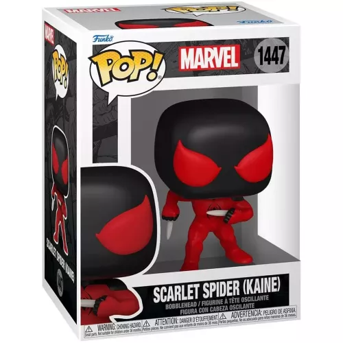 Funko Pop! Scarlet Spider (Kaine) #1447 Marvel Vinyl Figure Box