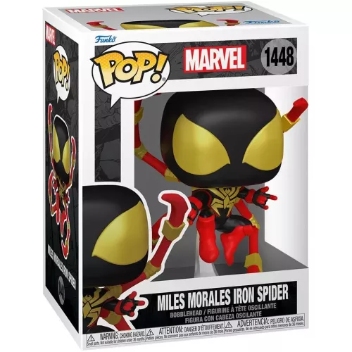 Funko Pop! Miles Morales Iron Spider #1448 Marvel Vinyl Figure Box