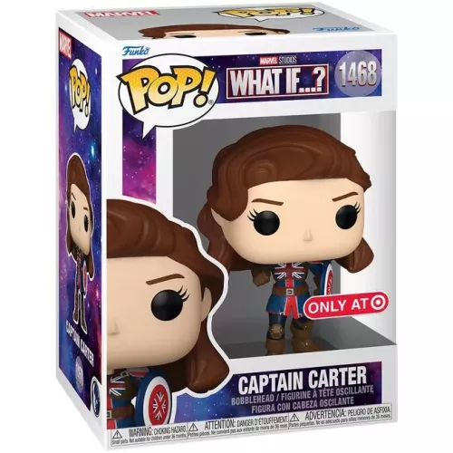 Funko Pop! Captain Carter #1468 Marvel Studios What If...? Box