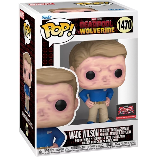 Funko Pop! Wade Wilson #1470 Assistant to the Assistant Regional Manager, Drivemax Box