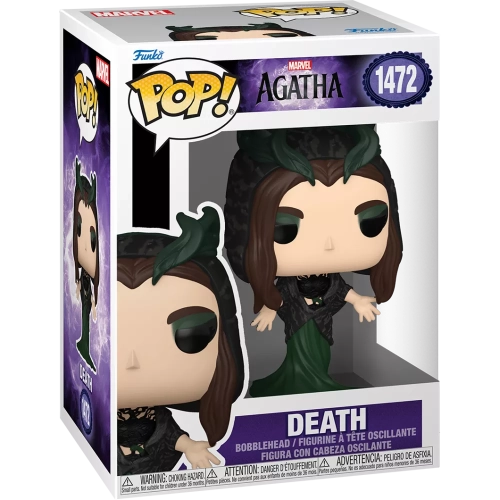 Funko Pop! Death #1472 Marvel Agatha Vinyl Figure Box