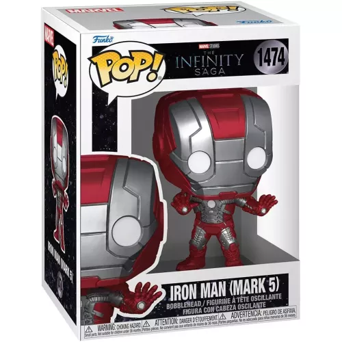 Funko Pop! Iron Man (Mark 5) #1474 Marvel Studios The Infinity Saga Box