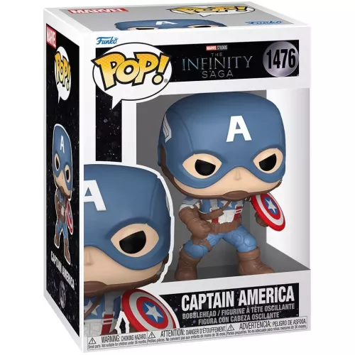 Funko Pop! Captain America #1476 Marvel Studios The Infinity Saga Box