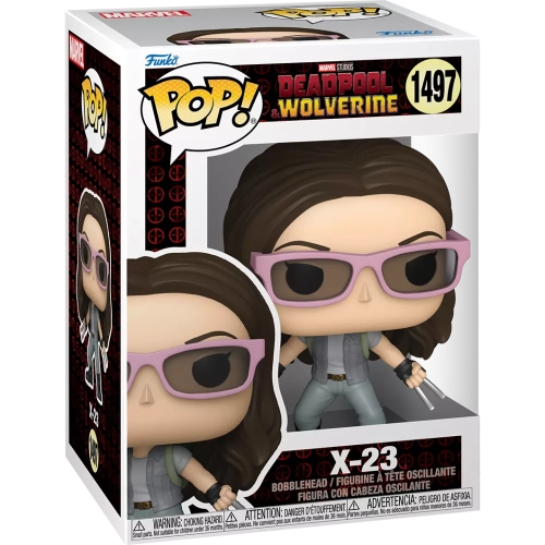 Funko Pop! X-23 #1497 with Sunglasses Marvel Studios Deadpool & Wolverine Box