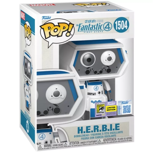Funko Pop! H.E.R.B.I.E #1504 Marvel Studios The Fantastic Four First Steps Box