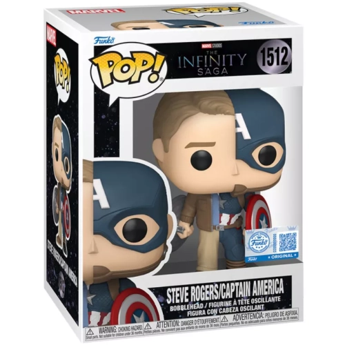 Funko Pop! Steve Rogers/Captain America #1512 Marvel Studios The Infinity Saga Box