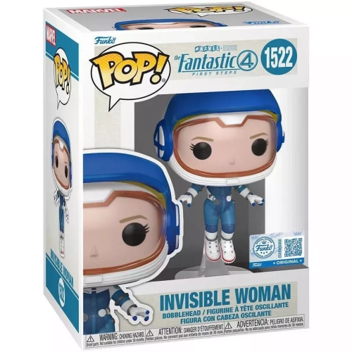 Funko Pop! Invisible Woman #1522 in Space Suit Marvel Studios The Fantastic Four First Steps Box