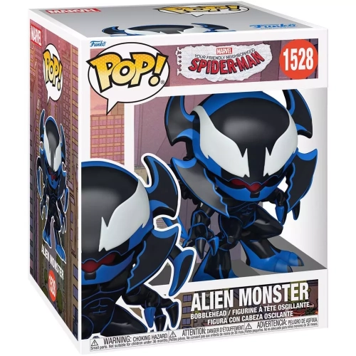 Funko Pop! Alien Monster #1528 6 Inch Marvel Friendly Neighborhood Spider-Man Box