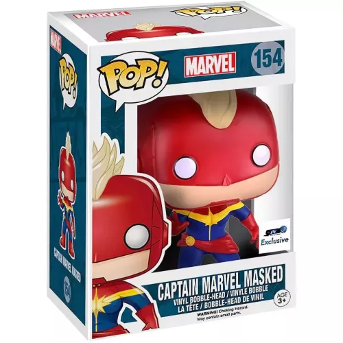 Funko Pop! Captain Marvel Masked #154 Vinyl Figure Box