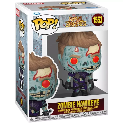 Funko Pop! Zombie Hawkeye #1553 Marvel Studios Marvel Zombies Box