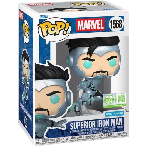 Funko Pop! Superior Iron Man #1568 Marvel Vinyl Figure Box