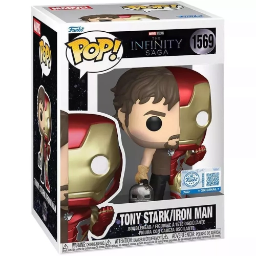 Funko Pop! Tony Stark/Iron Man #1569 Marvel Studios The Infinity Saga Box