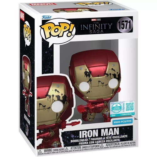 Funko Pop! Iron Man #1571 Dual Lasers Marvel Studios The Infinity Saga Box
