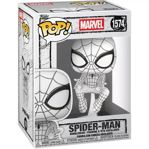 Funko Pop! Spider-Man #1574 Sketched Deco Marvel Vinyl Figure Box