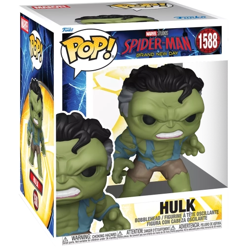 Funko Pop! Hulk #1588 6 Inch Marvel Studios Spider-Man Brand New Day Box