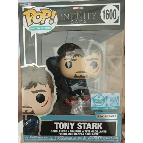 Funko Pop! Tony Stark #1600 Marvel Studios The Infinity Saga Box