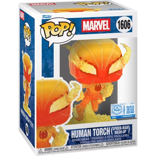 Funko Pop! Human Torch (Spider-Man Mash-Up) #1606 Marvel Box