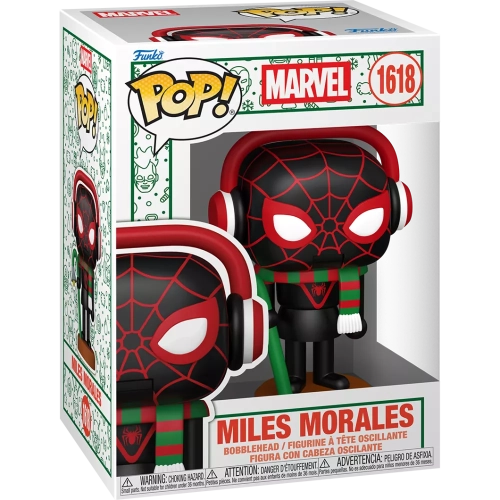Funko Pop! Miles Morales #1618 Nutcracker Marvel Vinyl Figure Box