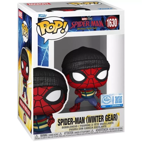Funko Pop! Spider-Man (Winte Gear) #1630 Marvel Studios Box