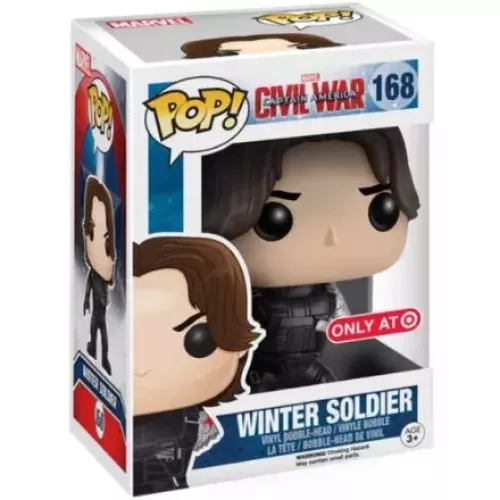 Funko Pop! Winter Soldier #168 One-Arm Marvel Captain America Civil War Box