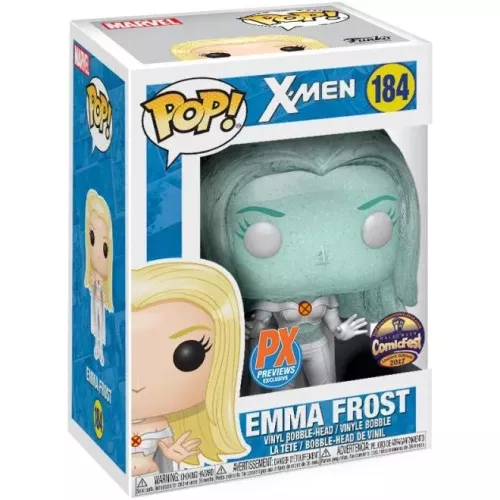 Funko Pop! Emma Frost #184 Diamond Form X-Men Marvel Box