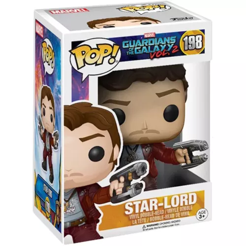 Funko Pop! Star-Lord #198 Marvel Guardians of the Galaxy Vol. 2 Box