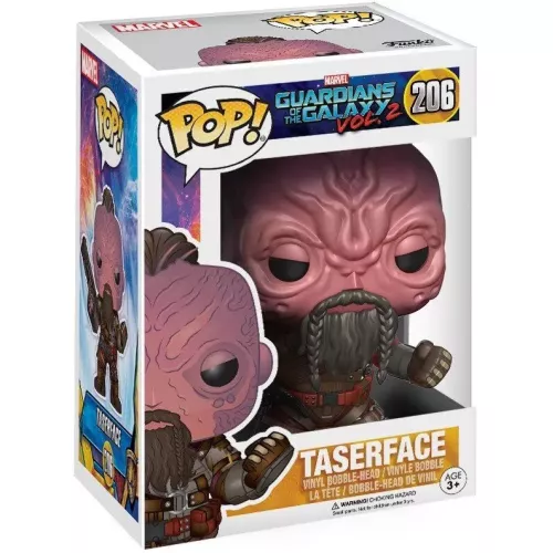 Funko Pop! Taserface #206 Marvel Guardians of the Galaxy Vol. 2 Box